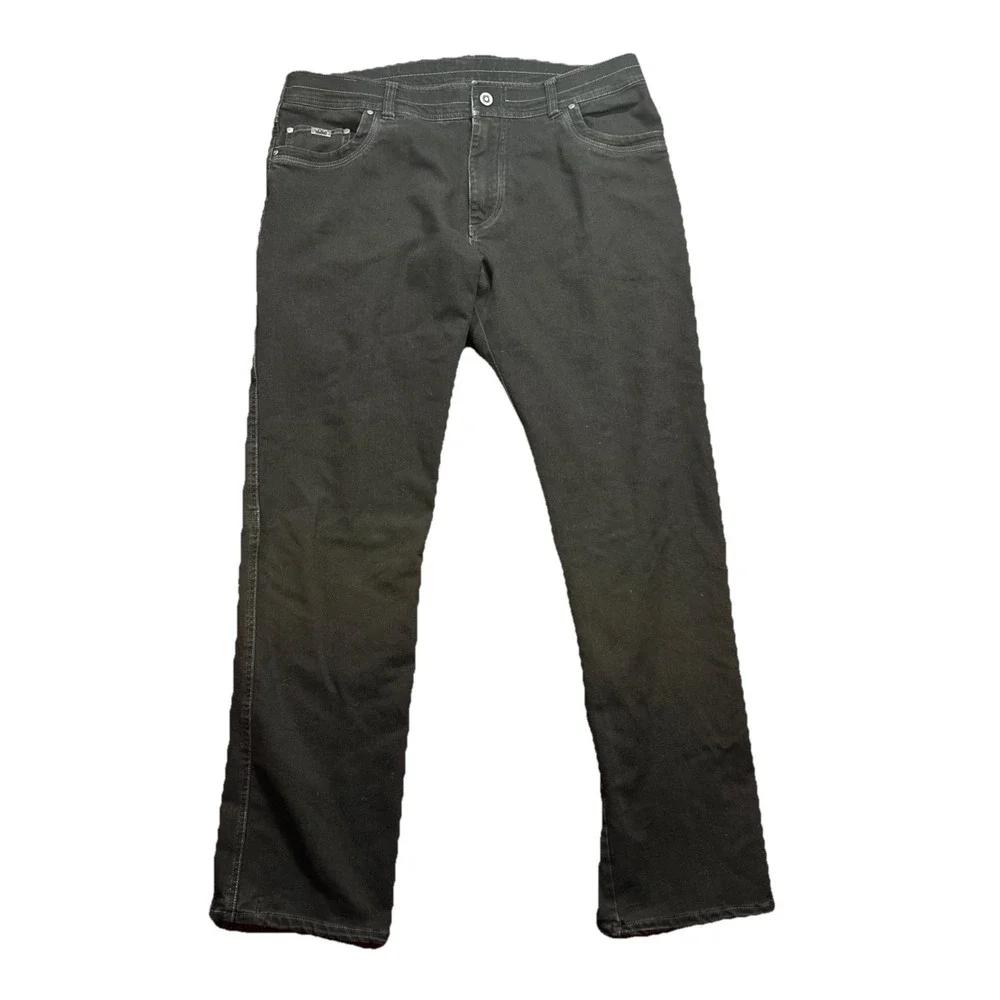 Kuhl Legendary Pants Disruptr Indigo Bye Black Hiking Stretch Pants 40x34
